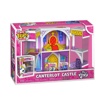 Funko Pop! Bitty Boxes: My Little Pony - Canterlot Castle Playset - Princess Luna and Princess Celestia - Collectable Display Case with Interior Scene