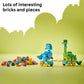 LEGO DUPLO Town 3 in 1 Dinosaurs on Wheels Learning Toy for Toddler Boys & Girls, Ages 3+ - Building & Education Play Set Teaches Problem-Solving