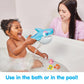 Kidoozie Splish ‘n Splash Chomping Shark, Bathtime Tub Toy for Toddlers Ages 2+