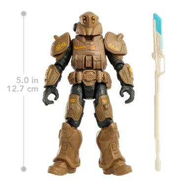 Mattel Disney and Pixar Lightyear Action Figure & Accessory Set, ZAP Commander Marquam with Spear, 5-inch Collectible with 12 Posable Joints