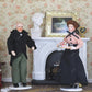 iland Dollhouse People for 1 12 Scale Accessories Miniature 6 inch Figures for Mini House Little People Figures Mini Dollhouse Family Set Porcelain