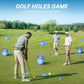 IGRL Golf Yard Game - 6 Holes Backyard Golf Games for Adults, Golf Chipping Game Set with Balls, Carry Bag, Flag & Obstacles, Outdoor Indoor Golf