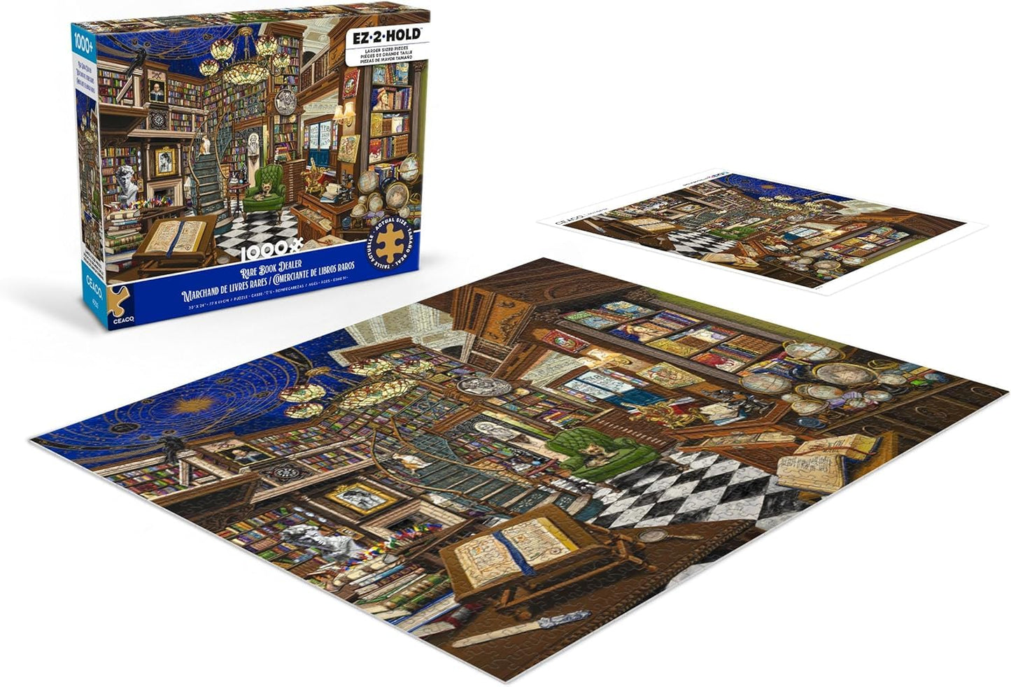 Ceaco - Rare Book Dealer - 1000 Large Piece Jigsaw Puzzle for Adults