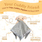 Kids Preferred Harry Potter 12 Inch Dobby Baby Lovey Security Blanket Snuggle Toy Stuffed Animal for Newborn Infants and Babies