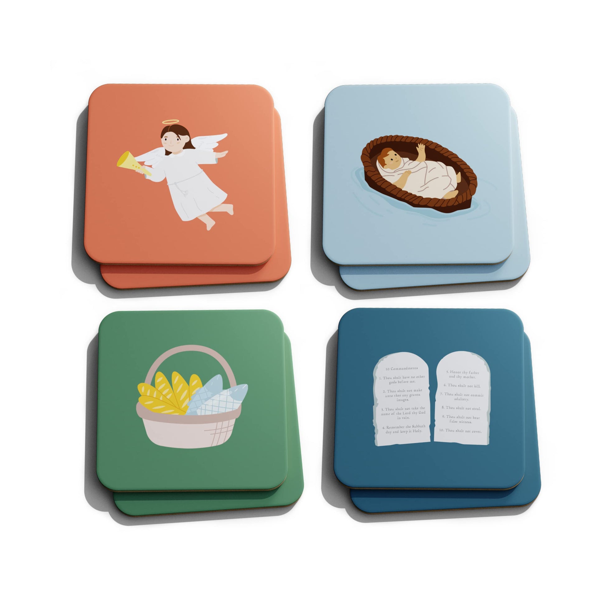 Good Ground Toddler Matching Memory Match Game | Fun & Fast Gifts for Boys & Girls Ages 3 to 7 - Christain Preschool Homeschool Biblical Bible Themed