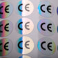 1000pcs hologram CE stickers round shape diameter 1CM/0.4" adhesive sticker