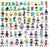 JHESAO Random 25 PCS Plants PVZ Toys Set Zombies Figurines Series PVZ Plush PVC Toys New, Great Gifts for Kids and Fans, Birthday and Party