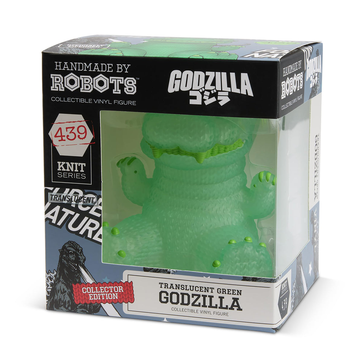 Handmade by Robots - Godzilla #439 (Green Translucent)