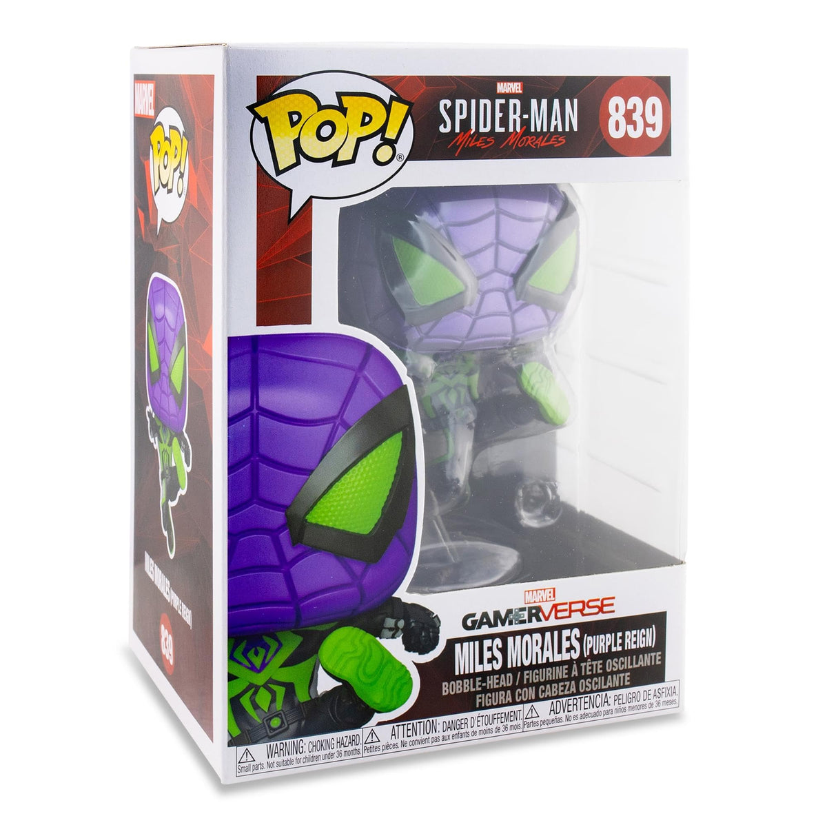 Funko Pop! Games: Marvel’s Spider-Man: Miles Morales - Miles Purple Rain Suit