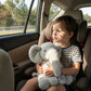 WEIGEDU Huggable Elephant Plush Toy Stuffed Animal, Gray, 13 inch