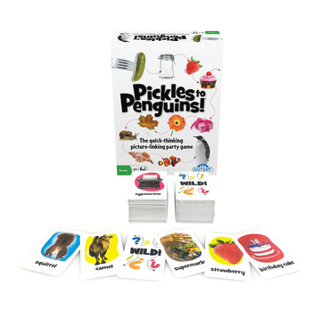 Pickles to Penguins! The Quick-Thinking Picture-Linking Party Game - for 2 or More Players Ages 8 and up by Outset