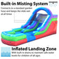 TentandTable 12FT Commercial Inflatable Water Slide & Blower, Retro