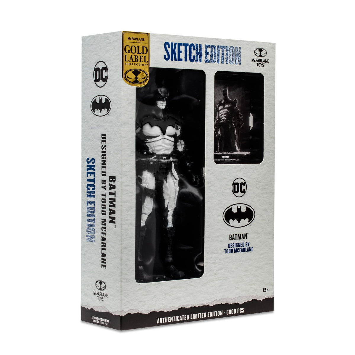 McFarlane Toys DC Multiverse Batman 7-Inch Scale Figure - Sketch Artist Edition with Exclusive Accessories, Ultra Articulation, Designer Box, and