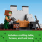 LEGO Minecraft The Wolf Stronghold Fortress Playset, Video Game Toy for Boys and Girls, Action Packed Castle Building Set with Minifigures, Minecraft