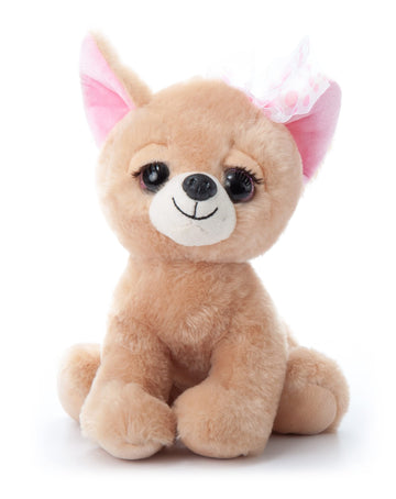 The Petting Zoo, Lash'z Chihuahua Dog Stuffed Animal, Gifts for Girls, Plush Toy 10 inches