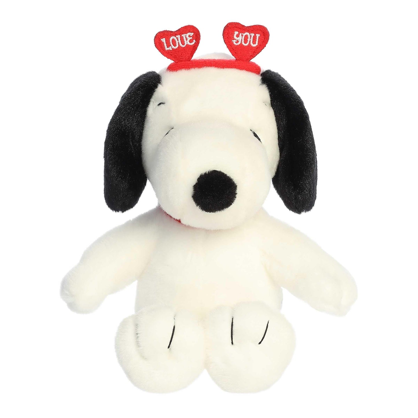 Aurora® Adorable Peanuts® Love On The Mind™ Snoopy Stuffed Animal - Officially Licensed Toys for All Snoopy Fans - Nostalgic Gift for Adults