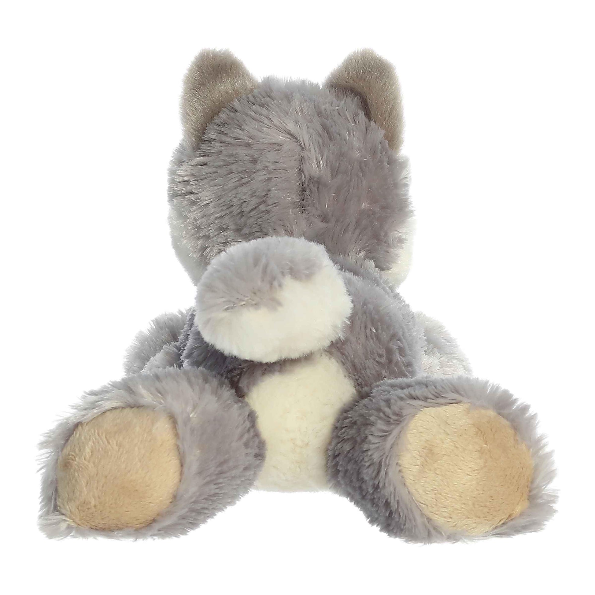 Aurora® Responsibly Made Eco Nation™ Eco Softies™ Wolf Stuffed Animal - Ideal for Playtime Adventures - Perfect for Birthdays or Just Because - Gray 9