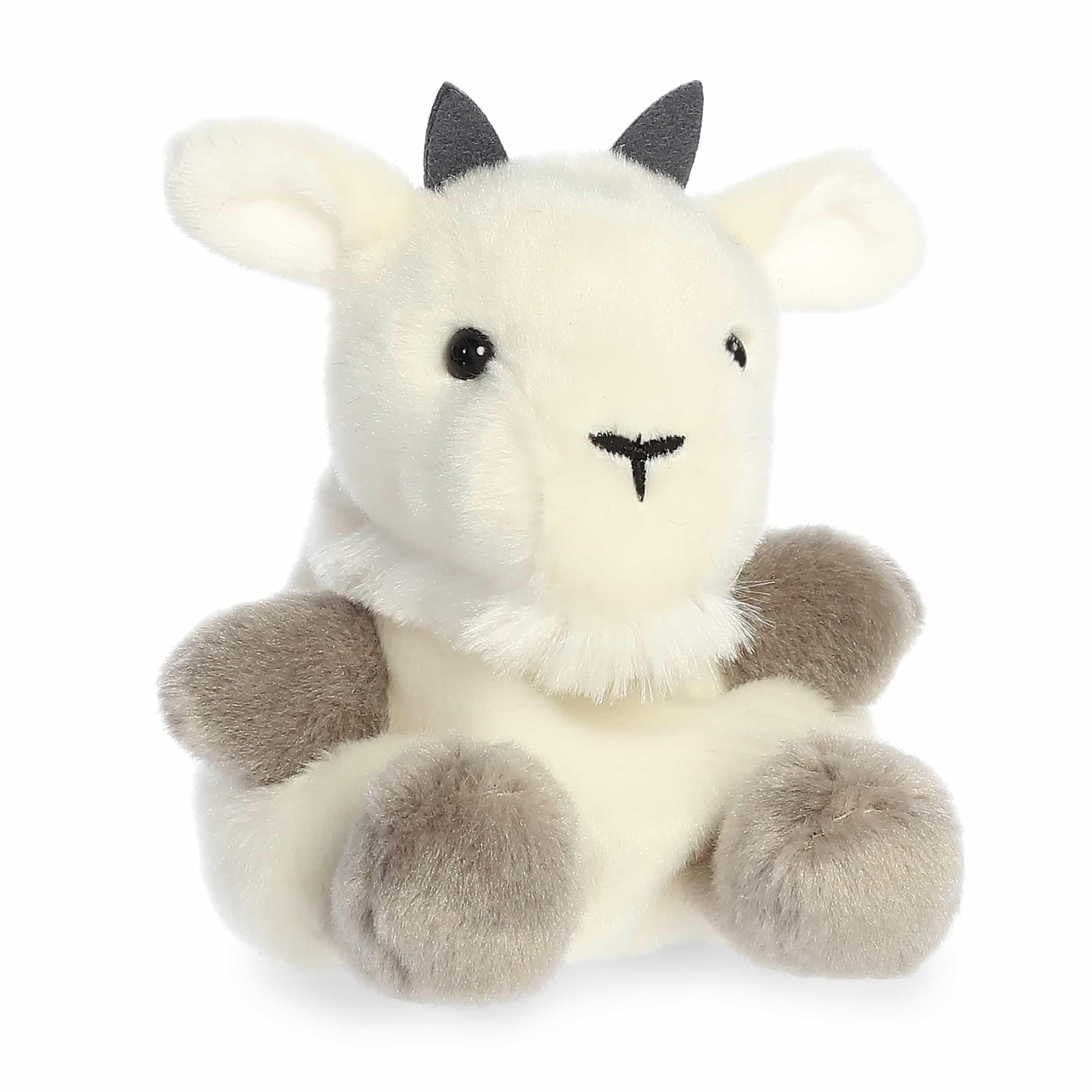 Aurora® Adorable Palm Pals™ Jenny Mountain Goat™ Stuffed Animal - Fun Collectible Plush for Kids and Adult Collectors - Perfect for Decorating Rooms