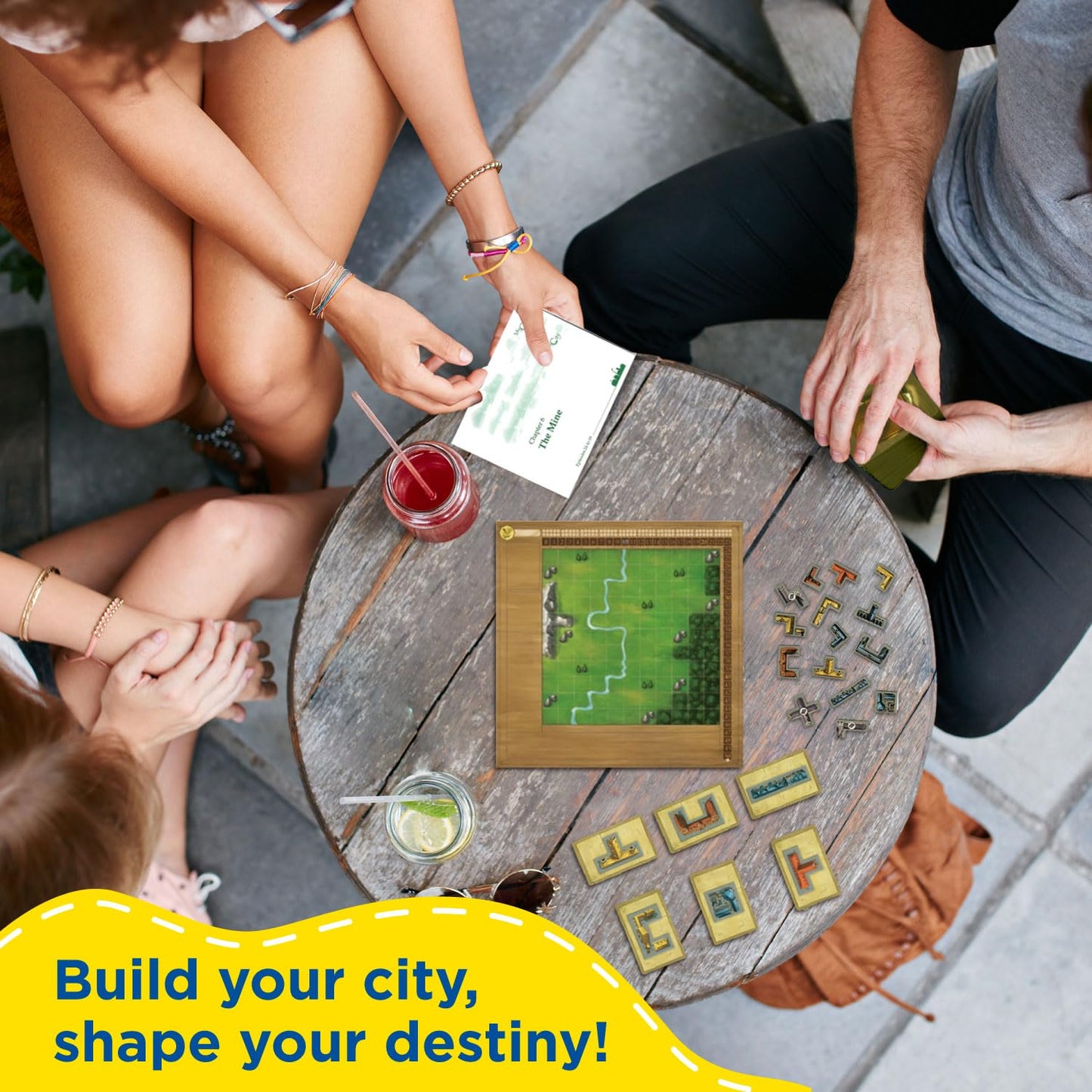 Thames & Kosmos My City | Family - Friendly | Legacy Board Game | Kosmos Games | 2 to 4 Players | Ages 10 and Up | Award Winning Designer Reiner