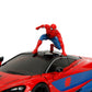 Jada Marvel Spider-Man 1:24 McLaren 720S Die-Cast Car & 2.75" Miles Morales Figure, Toys for Kids and Adults