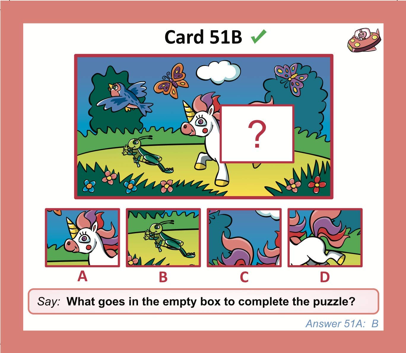 TestingMom.com Gifted Learning Flash Cards - Visual Spatial Concepts for 1st - 2nd Grade - Non-Verbal Puzzles for NNAT Test, NNAT2, NNAT3, CogAT Test