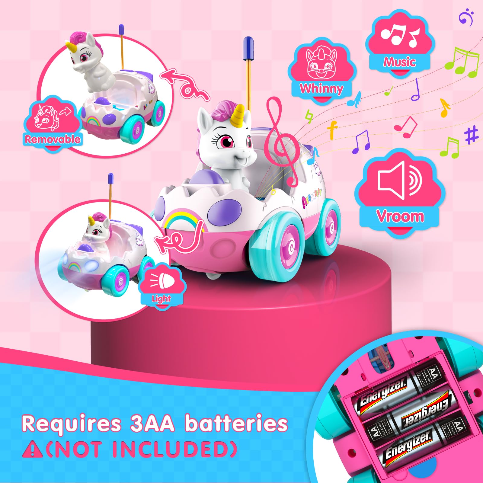 AEROQUEST Toys for Girls Remote Control Car