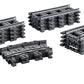 LEGO City Tracks - Train Track Expansion Set - Additional 20 Pieces Compatible with Our Sets - 8 Straight, 4 Curved, & 8 Flexible Tracks - 60205