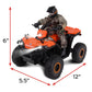 NKOK Realtree 1:8 RC Polaris Sportsman ATV, Turbo Boost, 2.4 GHz, Ages 6+