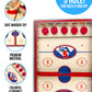 Regal Games - Jumbo 22" Sling Puck - Fun, Fast Family-Friendly Finger Hockey Puck Game - Includes 1 Gameboard, 5 Red Pucks, 5 Black Pucks - Ideal