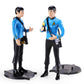 Paramount Star Trek Collectible Figures Set - The Original Series Bundle with 4 Action Figures: Kirk, Spock, McCoy, and Uhura Plus Stickers | 7" Star