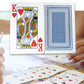 LEQBO 2 Deck of Classic Playing Cards, Themed Design, Durable & Smooth for Poker, Blackjack, and All Card Games for Family Party Table Game (1 Red