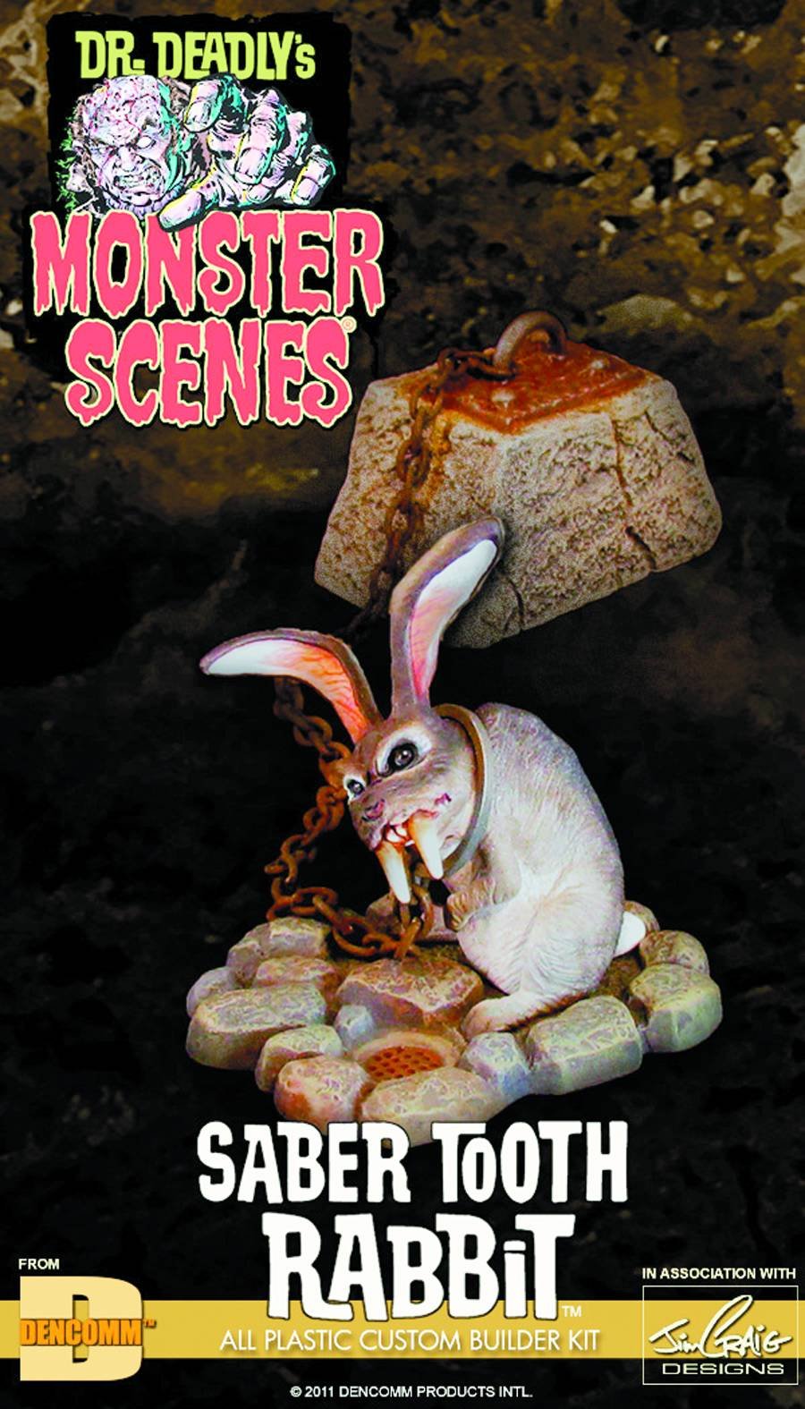 Dr. Deadlys Monster Scenes Saber Tooth Rabbit 1/13 Dencomm
