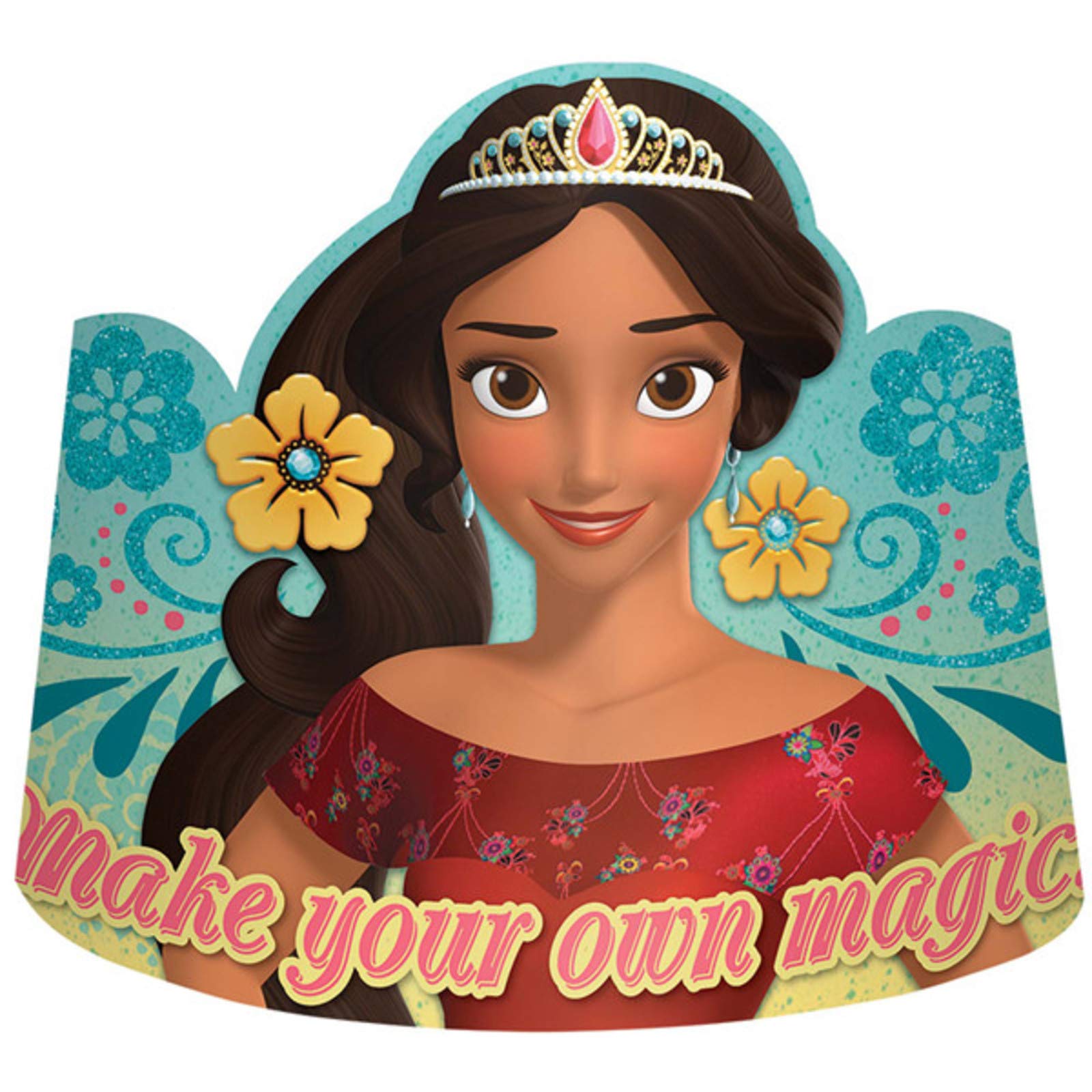 Glitter Paper Tiaras | Disney© Elena of Avalor Collection | Party Accessory