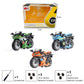 MING YING 66 Toy Motorcycle - Pull Back Toy Car with Sound and Light Toy,Toy Motorcycles for Boys,Toys for 3-9 Year Old Boys (Blue)