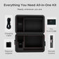 TCL Playcube Official All-in-One Travel Case, Customized for Playcube DLP Movie Projector, Adapter, Remote Control, Cables, Waterproof and Protective.