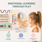 Sensory Wall Panel for Kids - Toddler Learning Activity Center - Emotional Development & Fine Motor Skills - Toddler Learning Activity Center- Busy