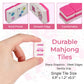 American Mahjong Set, 160 Pink Acrylic Tiles for Adults