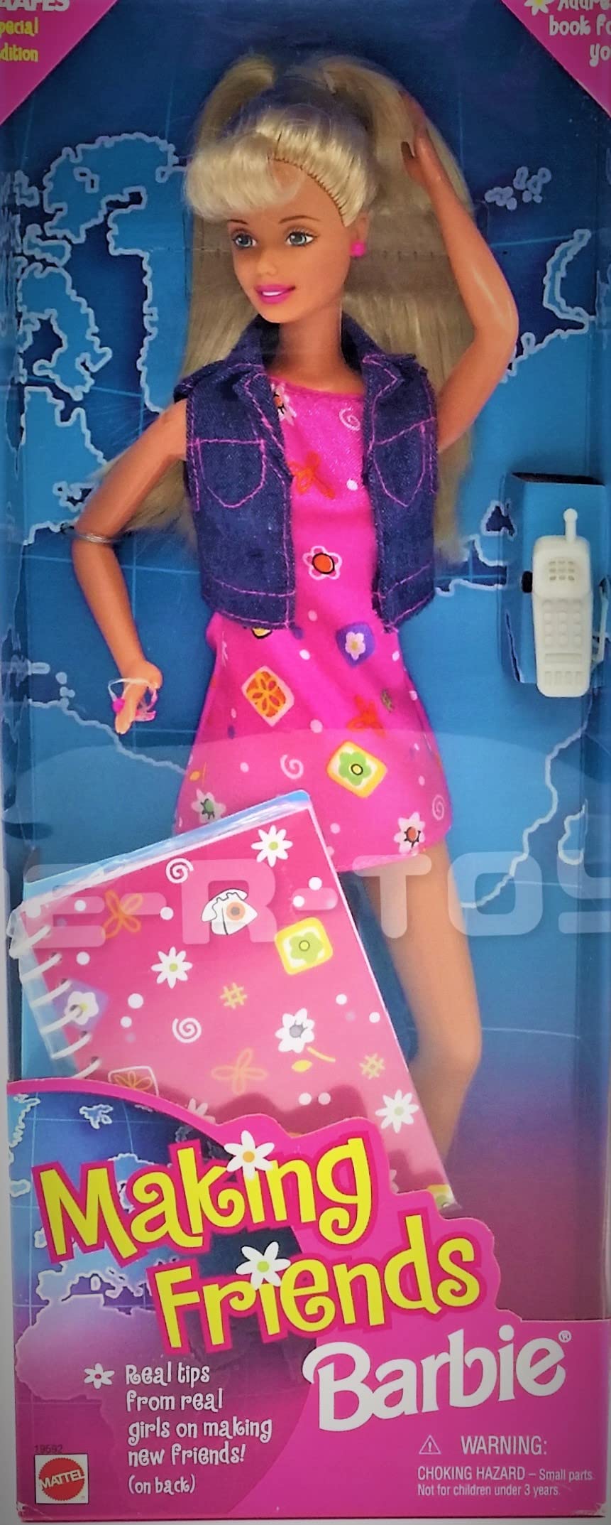 BARBIE "MAKING FRIENDS" AAFES SPECIAL EDITION, 1997 EDITION, #19592, HARD TO FIND, NRFB by Barbie