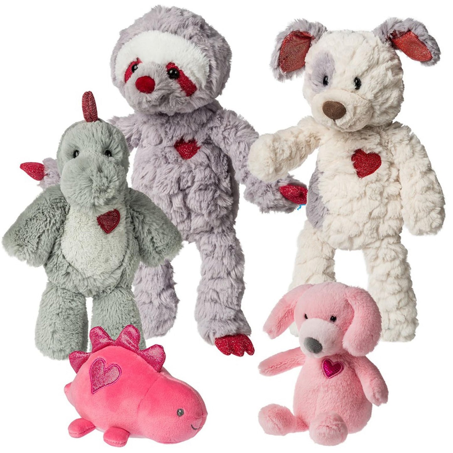 Mary Meyer Stuffed Animal Putty Collection Soft Toy, 11-Inches, Sweetheart Sloth
