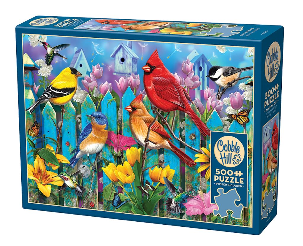 Cobble Hill 500 Piece Puzzle - On The Fence - Sample Poster Included