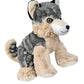 Stuffems Toy Shop Make Your Own Stuffed Animal Mini 8 Inch Timber the Wolf Kit - No Sewing Required!