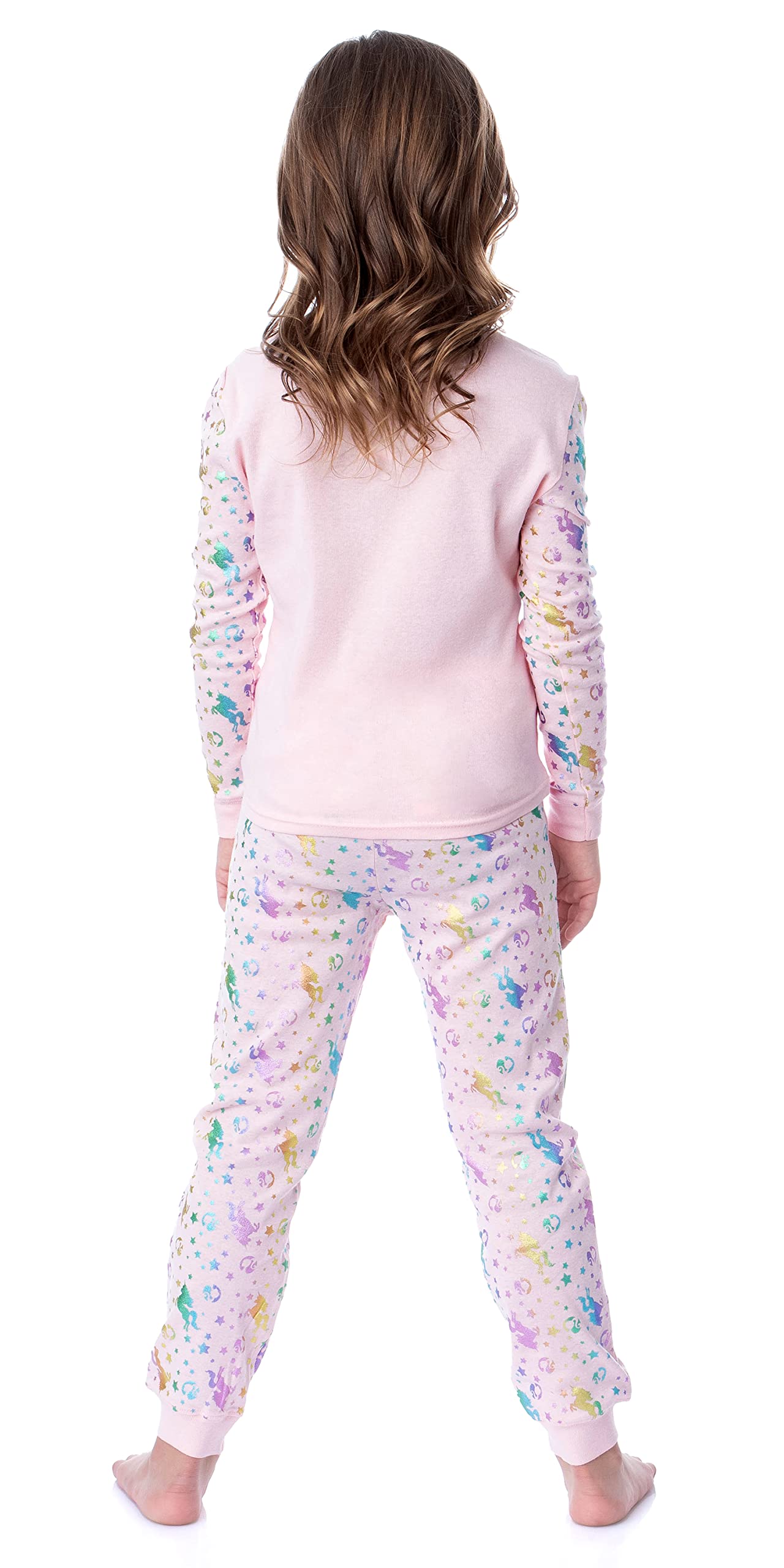 Mattel Girls' Barbie Dream Team Unicorn Best Friend Sleep Pajama Set (6)