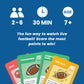 Next Play The Ultimate Live Football Card Game | Easy to Learn & Play | Ages 7+ | Great Gift | Fun Way to Teach Kids the Rules of Football