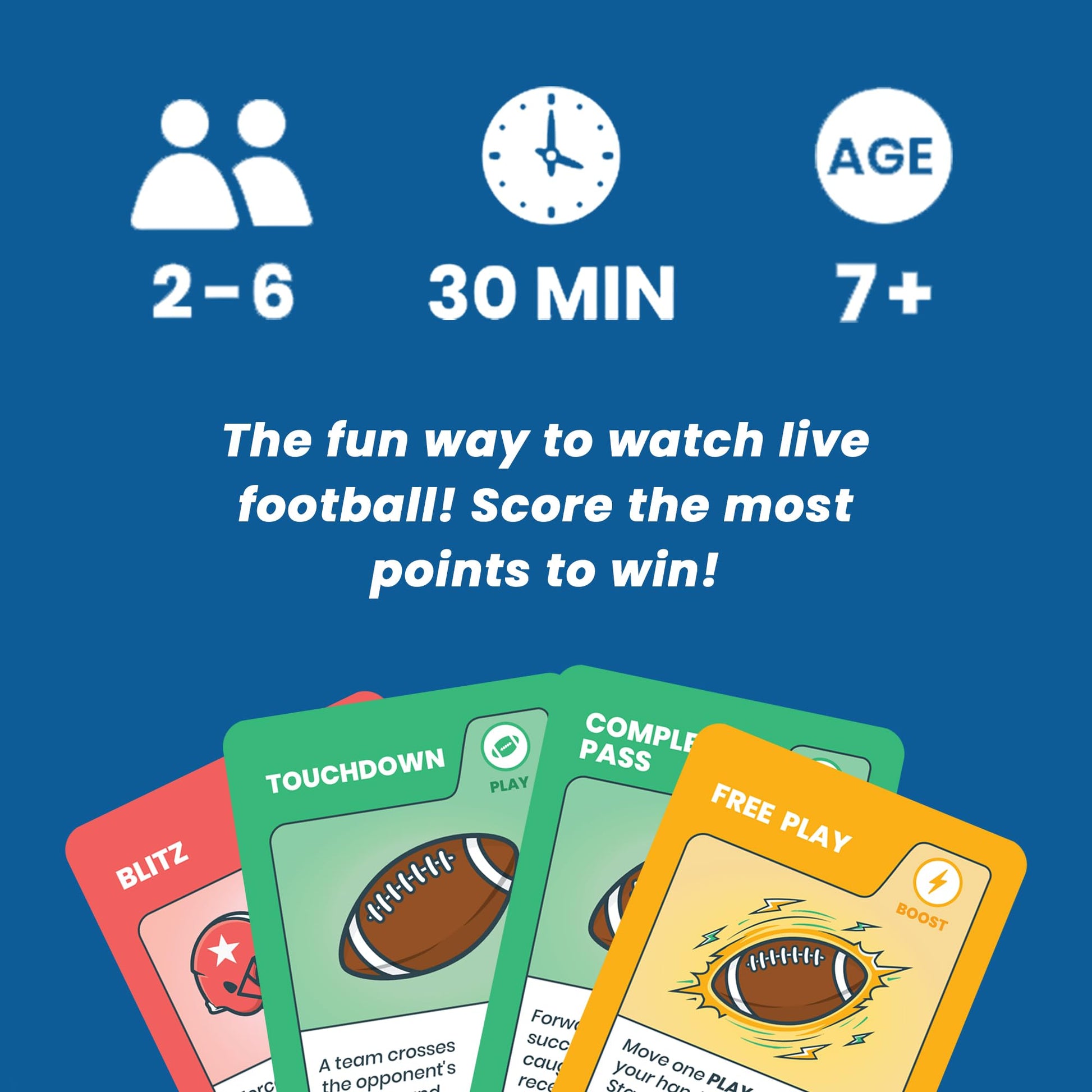 Next Play The Ultimate Live Football Card Game | Easy to Learn & Play | Ages 7+ | Great Gift | Fun Way to Teach Kids the Rules of Football