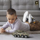 Lollipop U.S. Army Tank Vehicle Toy for Toddlers and Kids 3+ Friction Powered - Toy Battle Stryker Friction Powered Vehicle Realistic Lights
