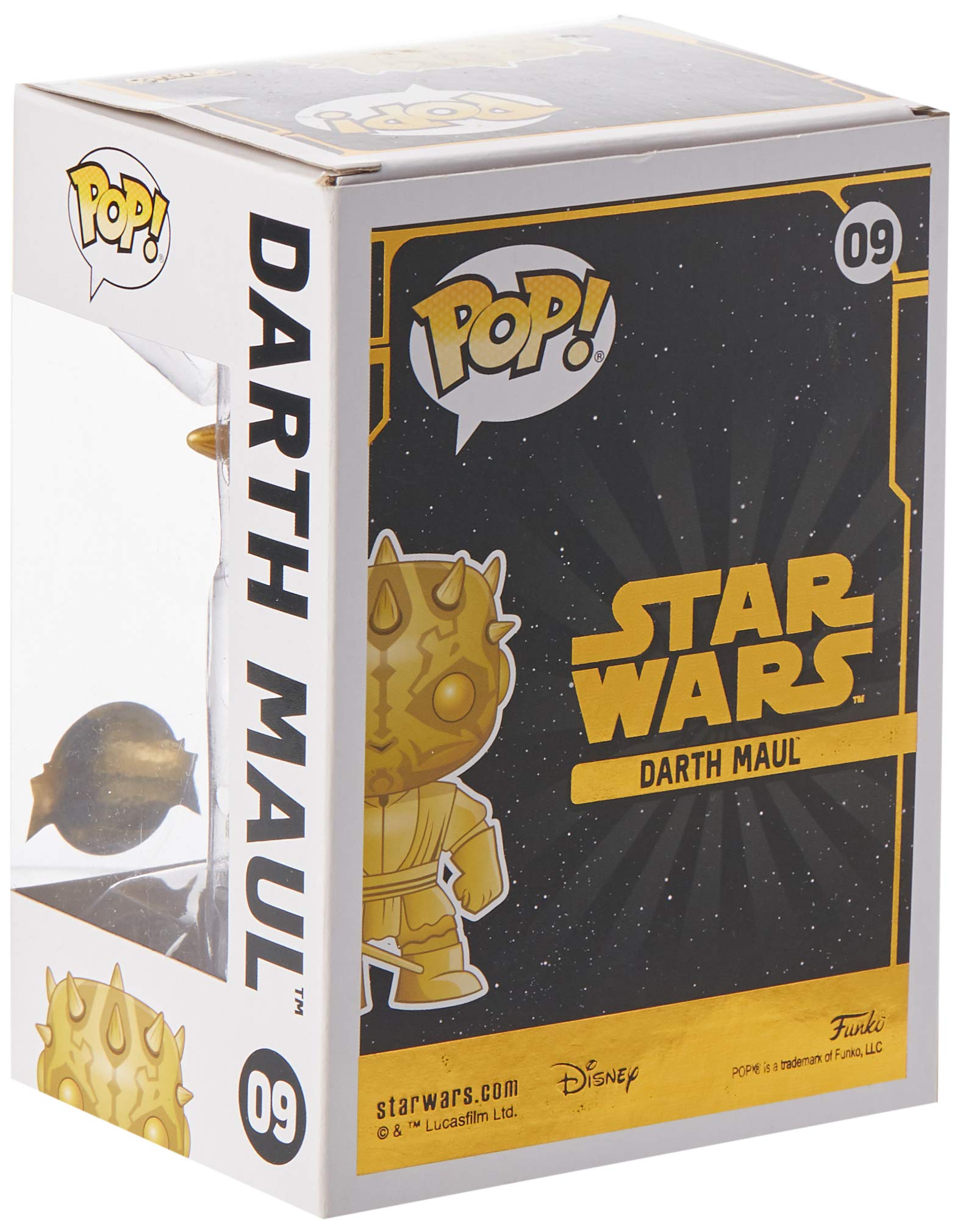 Funko Exclusive POP Star Wars: Darth Maul (Gold Metallic)