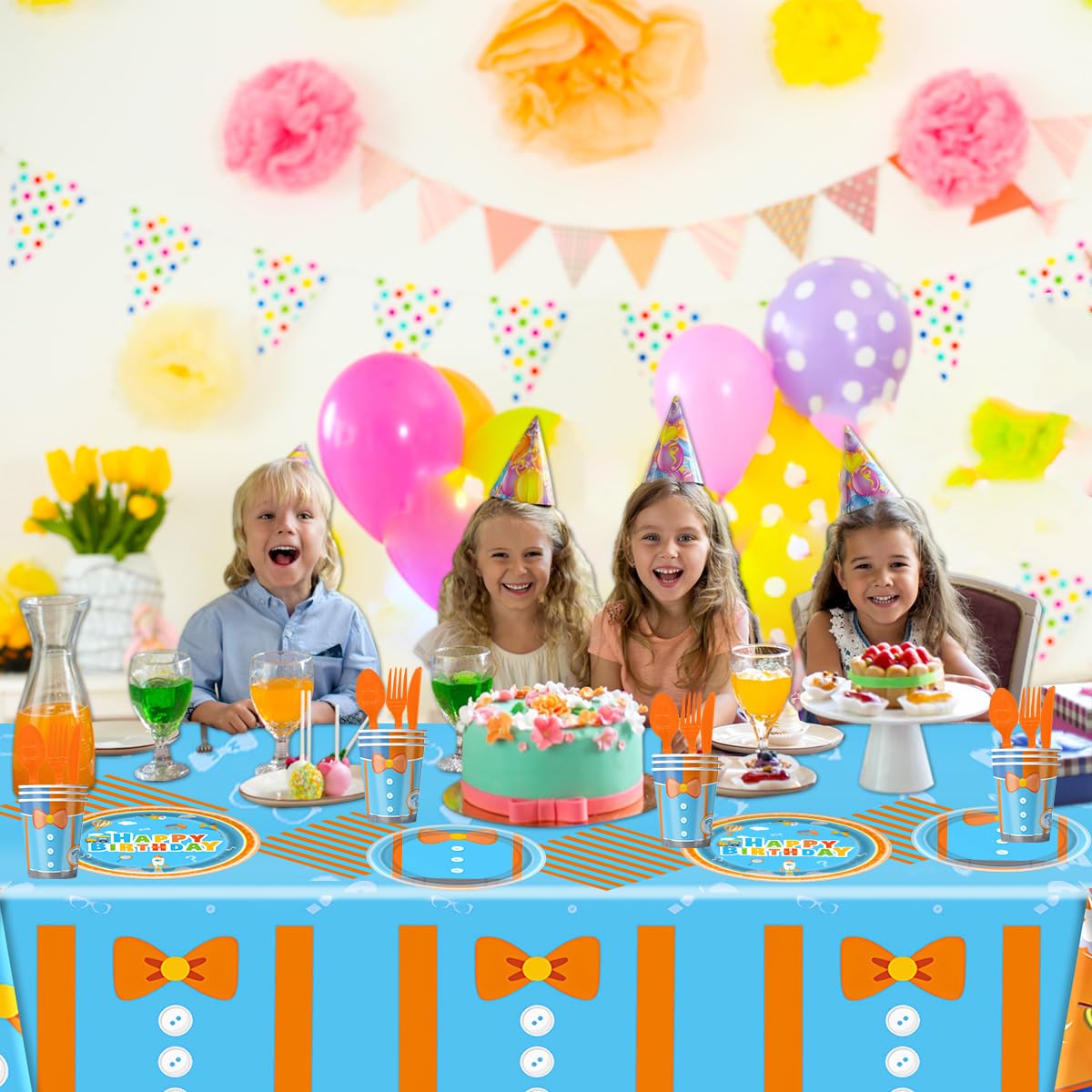 81Pcs English Teacher Party Tableware Set English Teacher Party Decoration English Teacher Birthday Party Supplies