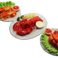 ThaiHonest 3 Assorted Dollhouse Miniature Mix Seafood with Lobster,Tiny Food Dollhouse Accessories for Collectibles