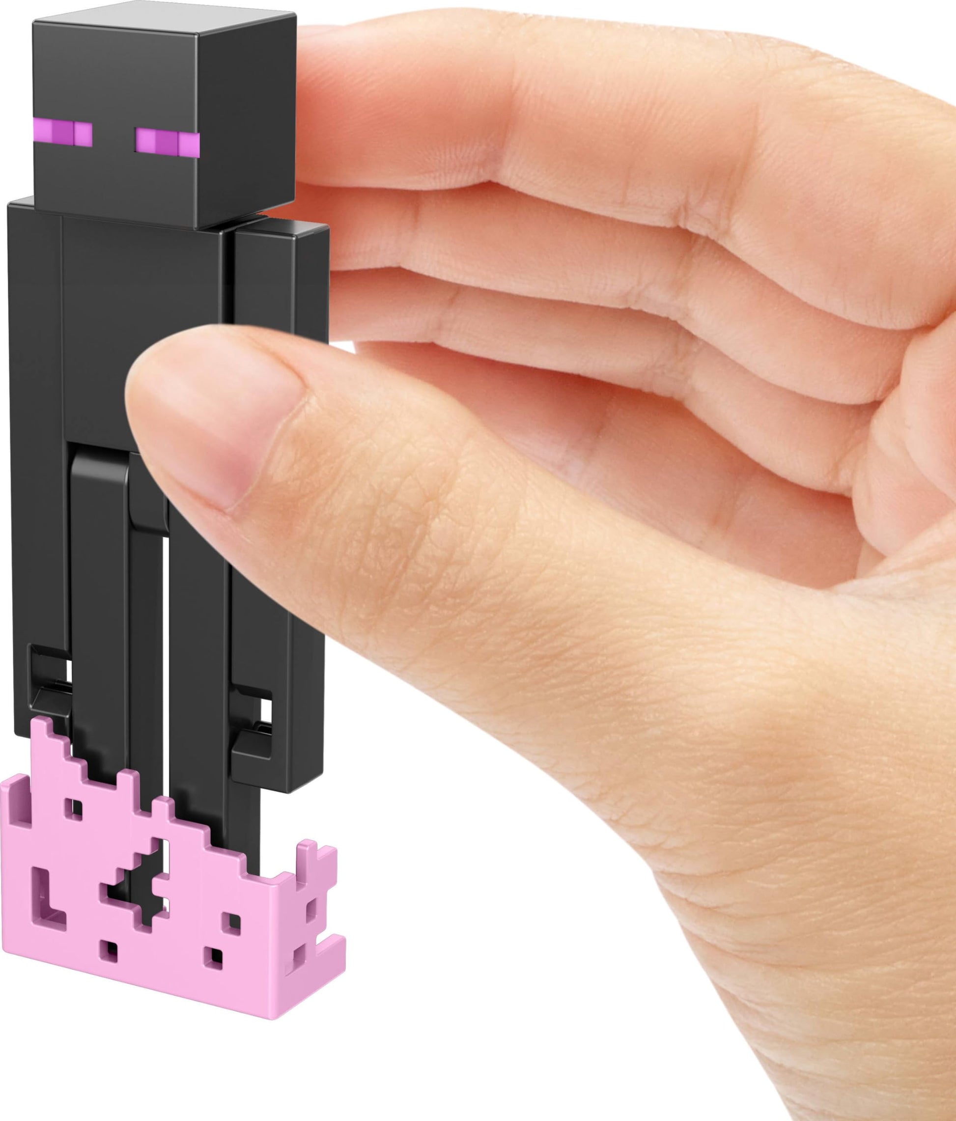Mattel Minecraft Action Figures & Accessories Set, 3.25-inch Scale Collectible Toys with Pixelated Design