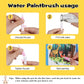 AIR BLOW Water Coloring Books for Toddlers, Water Painting Book with Water Pen, Mess-Free Coloring Book, Reusable Portable Educational Toys,